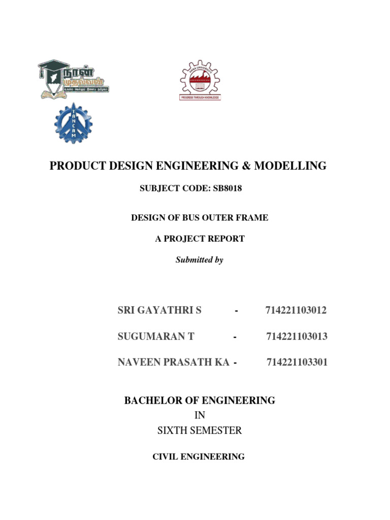 BUS OUTER FRAME NAAN MUDHALVAN PROJECT Download Free PDF Simulation