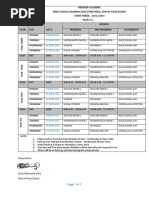 Foundation Phase Timetable Nov 2024 | PDF