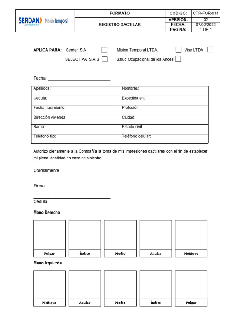 Ctr for 014 formato registro dactilar v2 07 02 2022 99 7 100 1