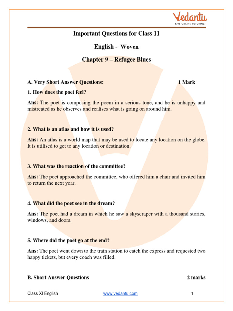 unit 9 class 11 english exercise