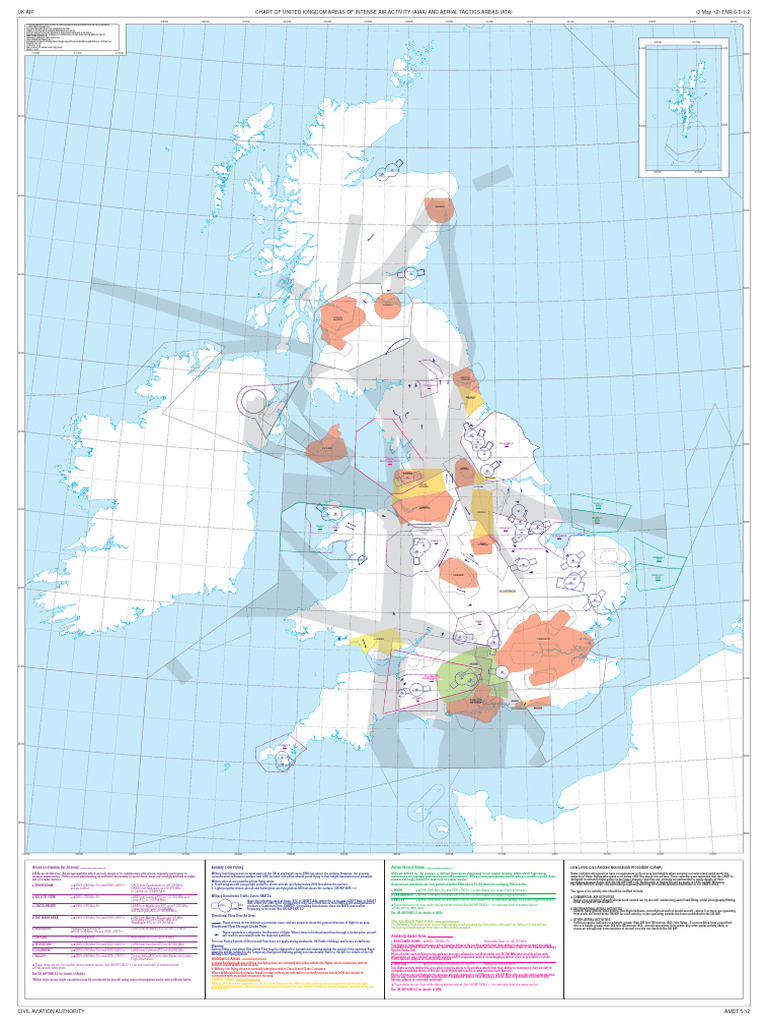 UK AIAA & ATA Chart | PDF | Air Traffic Control | Aviation