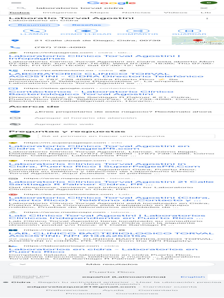 Laboratorio Torval Cidra - Buscar Con Google | PDF | Internet ...