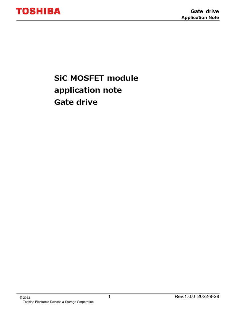 Application Note en 20220826 AKX01084 | PDF | Field Effect Transistor ...