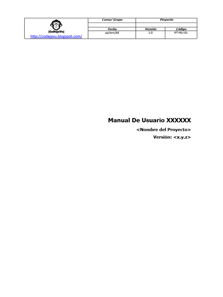 Manual de Usuario PT-MU-01 | PDF | Informática | Software