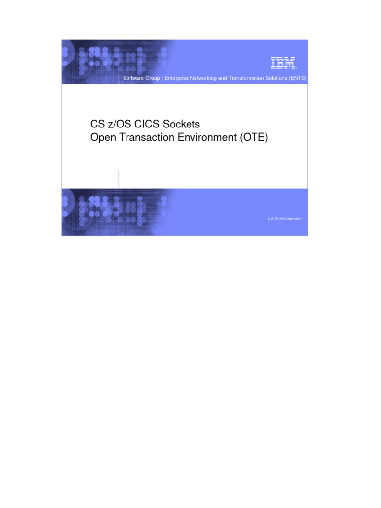 Cics sockets ote download free pdf network socket ibm db2