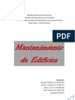 Mantenimiento de Obras