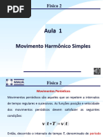 Aula 1 - Gravada Movimento Harmonico Simples