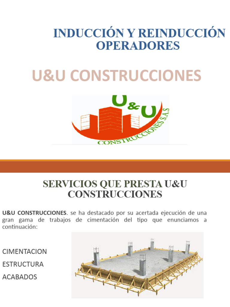 Presentacion Inducción Y Reinducción Operadores Descargar Gratis Pdf