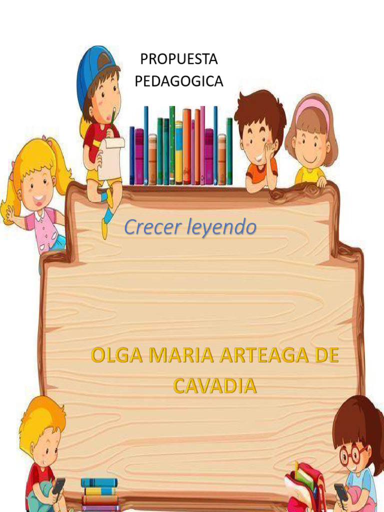 Propuesta Pedagogica Olga | PDF | Educación de la primera infancia ...