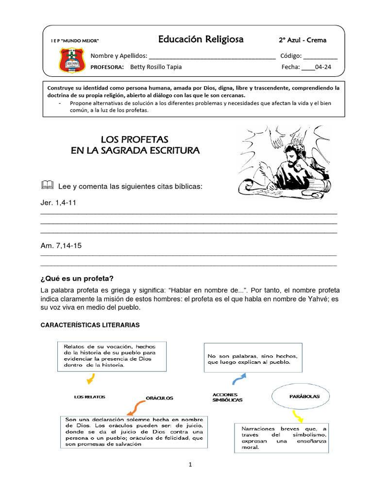 Los Profetas en La S. E. 2°a-C | PDF | Doce profetas menores | Profeta