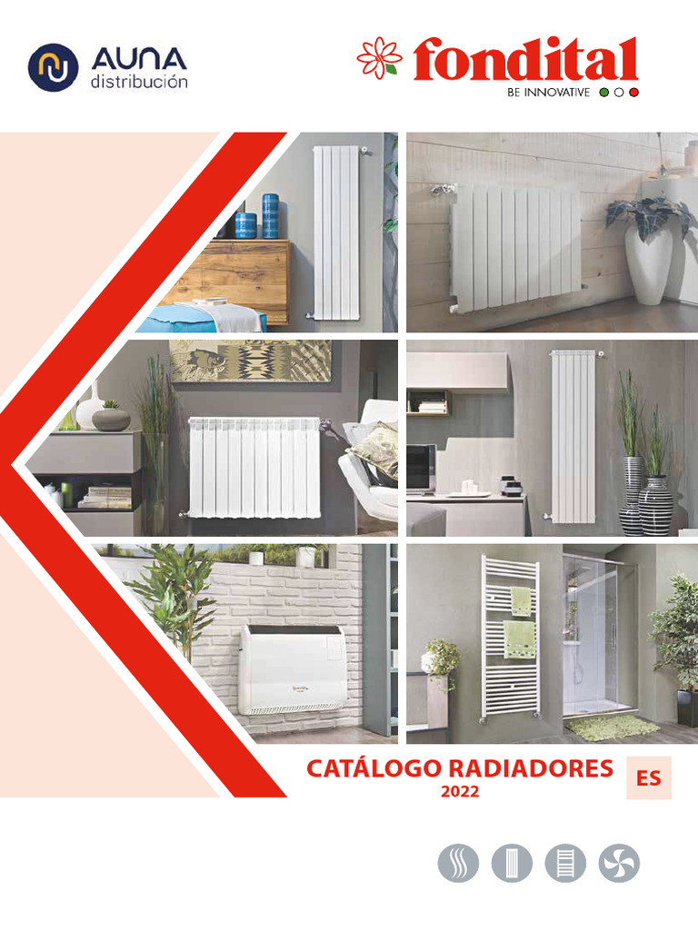 Catálogo de Radiadores Fondital 2022 | PDF | Aluminio | Sustentabilidad