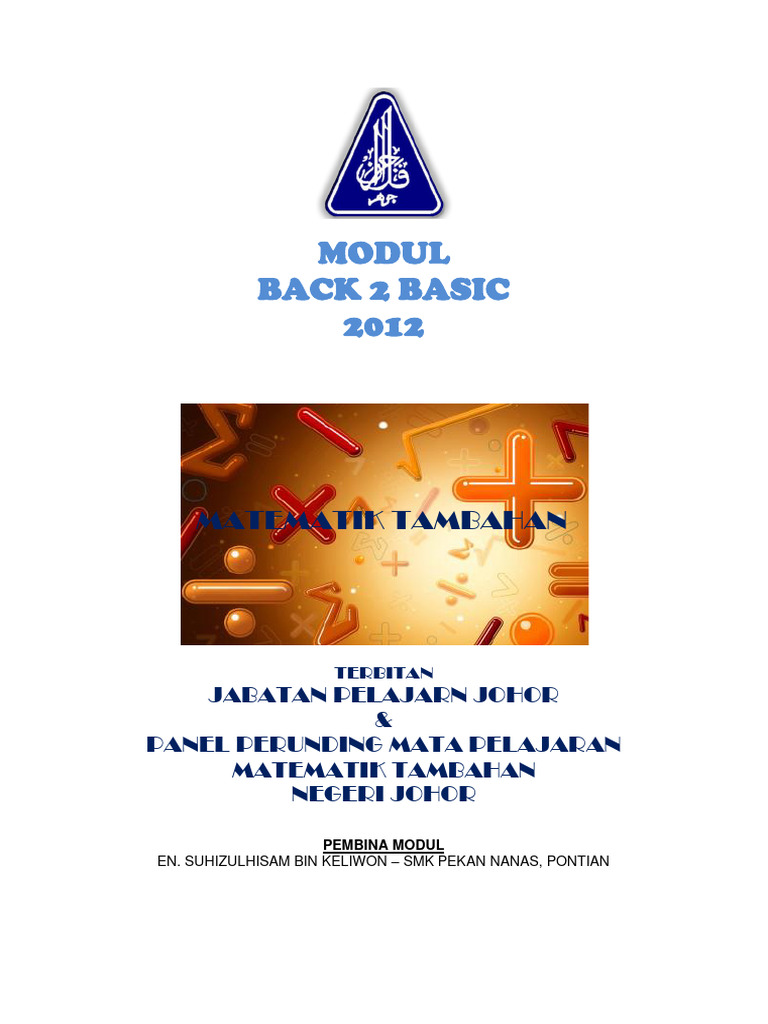 Modul Back 2 Basic MT | Download Free PDF | Equations | Mathematical ...