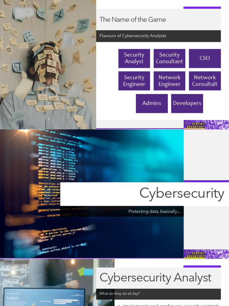 Roles and Skills of Cybersecurity Analysts | PDF | Computer Security ...