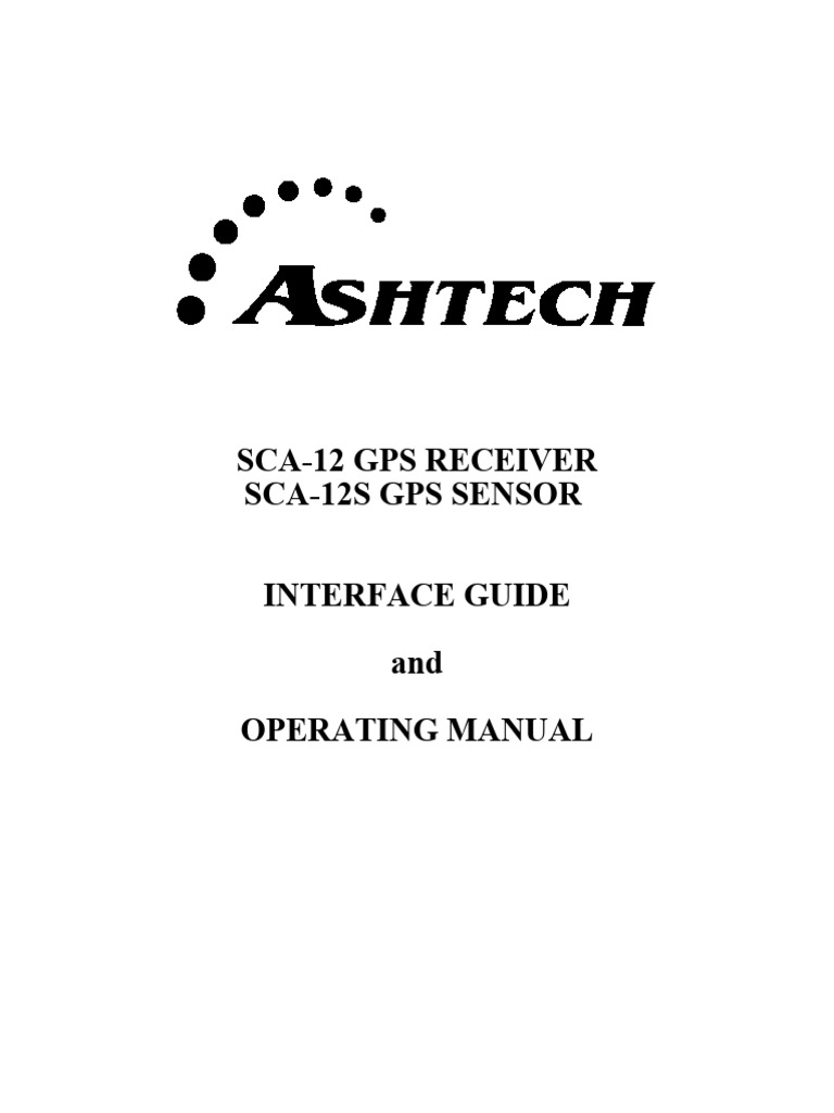 GPS Sca12 | PDF | Global Positioning System | Radio