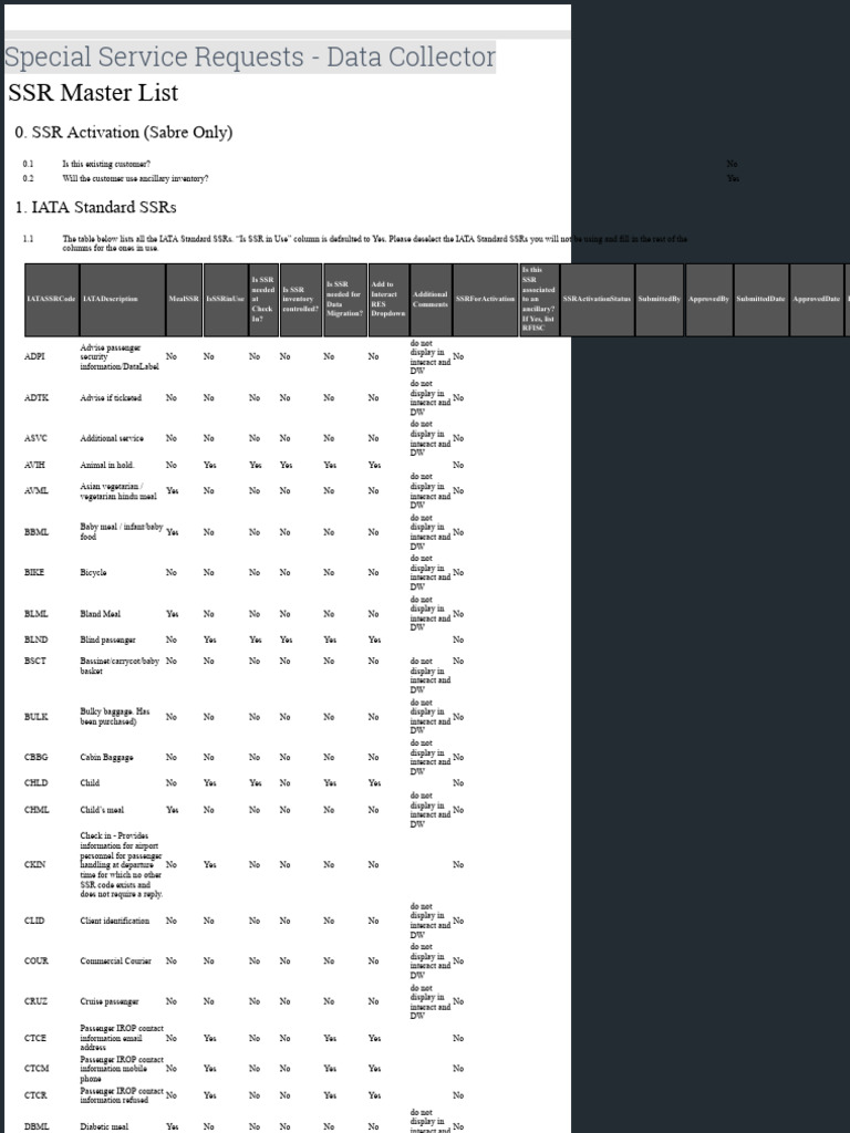 Understanding SSR Codes and Accruals | PDF