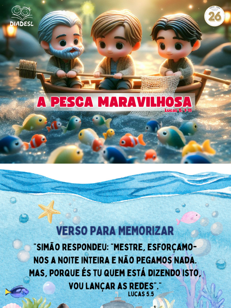 A Pesca Maravilhosa e Seus Ensinamentos | PDF | São Pedro | Jesus