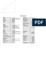 Final Savannah Budget Sheet1