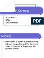 Discharge of Contract