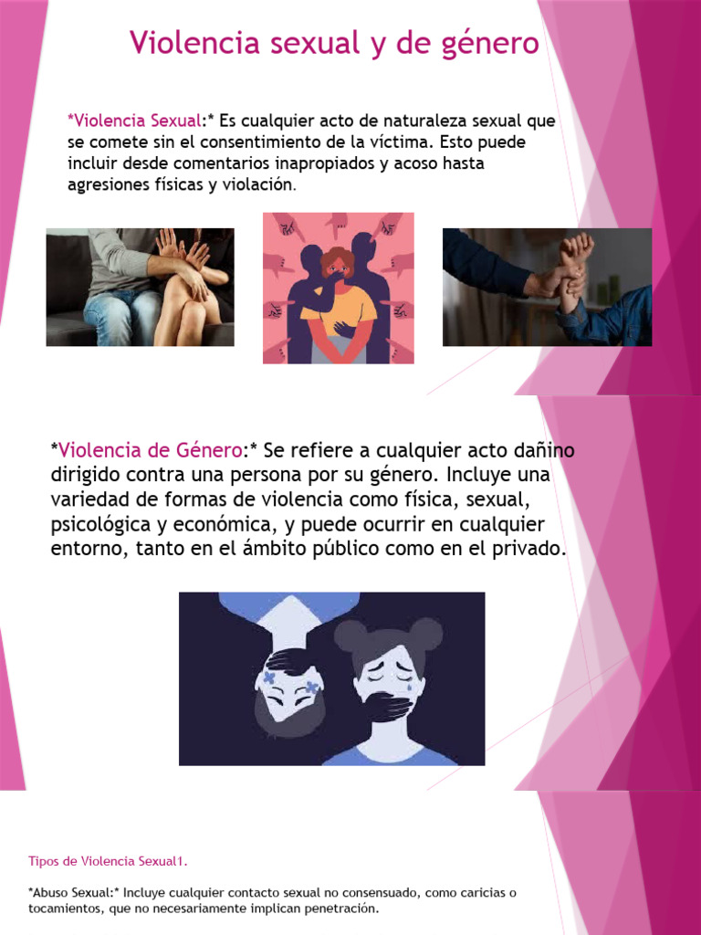 Violencia Sexual y de Género: Tipos y Prevención | PDF | Violación ...