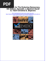 Full Download PDF of Test Bank For The Enduring Democracy, 6th Edition, Kenneth J. Dautrich David A. Yalof Christina E. Bejarano All Chapter