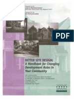 Maryland Better Site Design: A Handbook For Changing Development Rules in Your Community