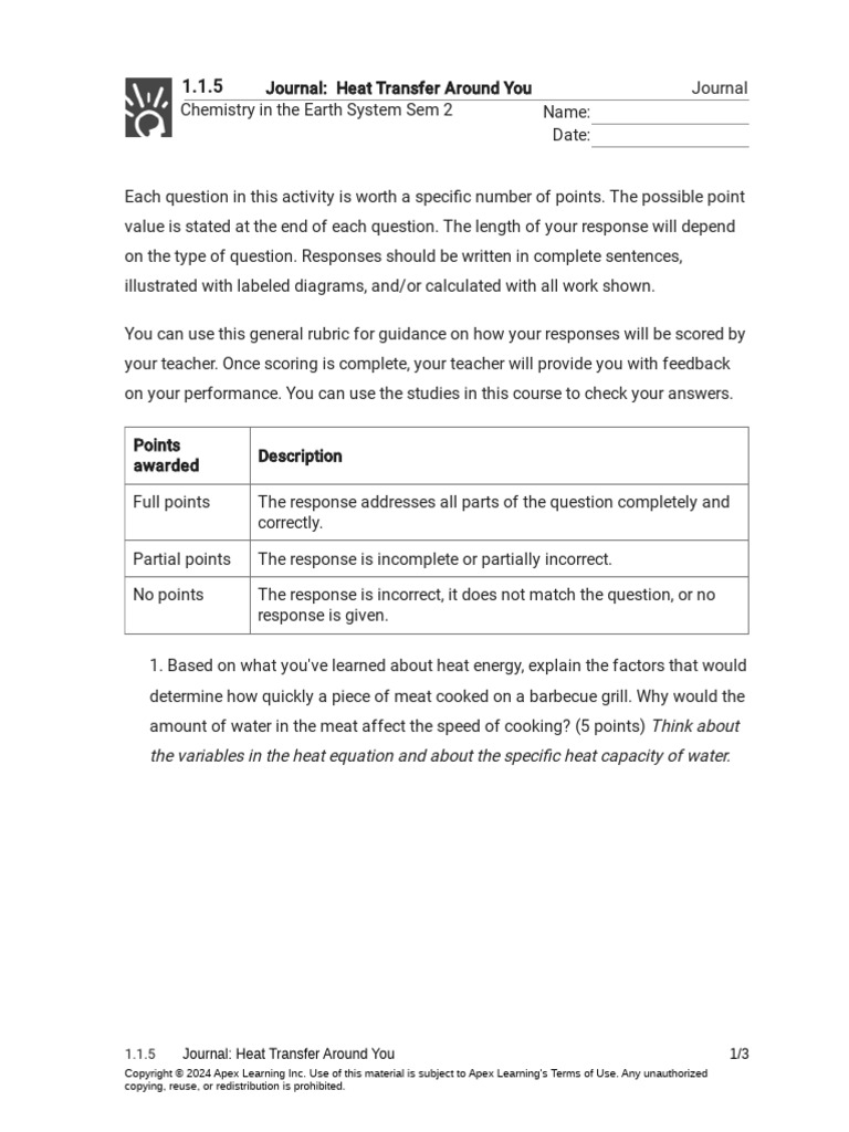 1.1.5 Journal - Heat Transfer Around You (Journal) | PDF | Heat 
