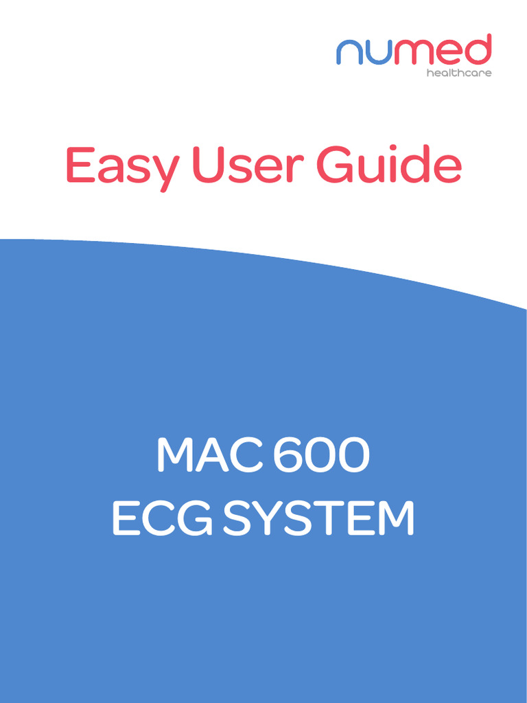 MAC 600 ECG System_Easy User Guide_May23_AW PDF Computer Science