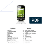 Samsung Galaxy Mini S5570 Características Avanzadas