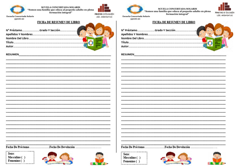 Ficha de Resumen de Libro 2023 - 1722077736