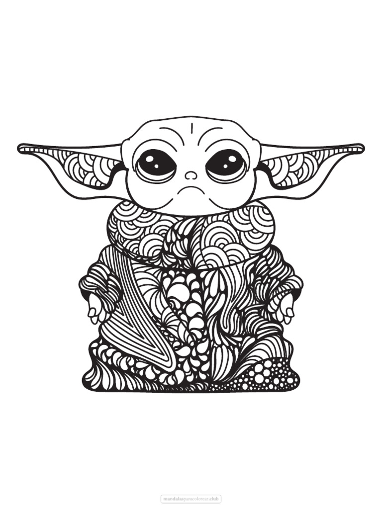 Monday Mandala Baby Yoda