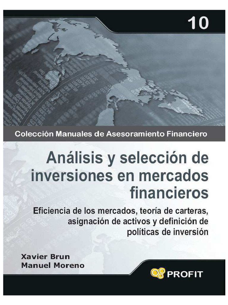 ANALISIS Y SELECCION DE INVERSIONES Brun | PDF