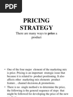 Pricing