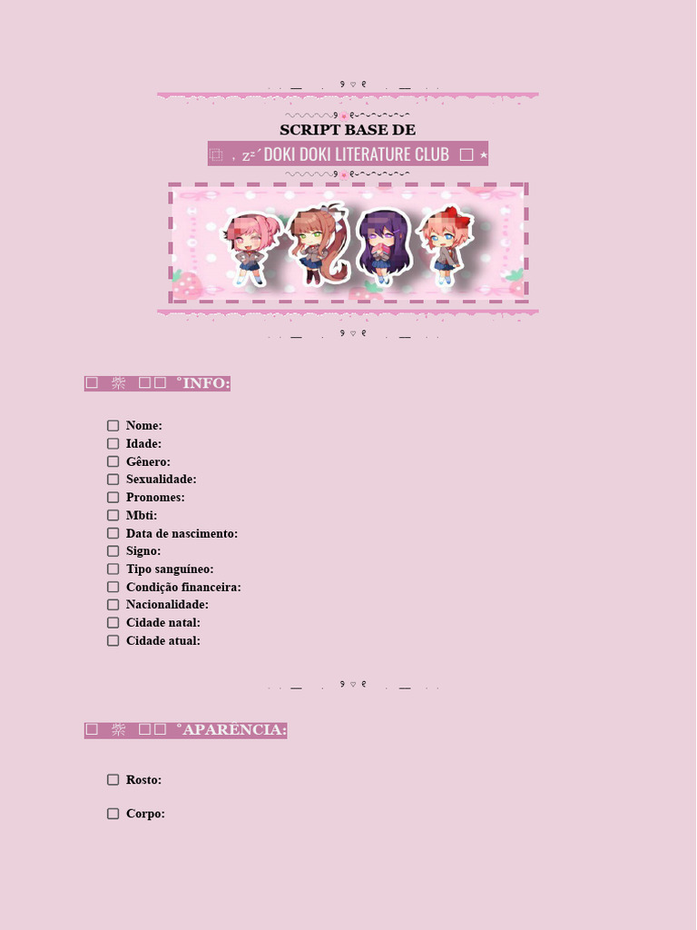 Doki Doki Literature Club ! | PDF