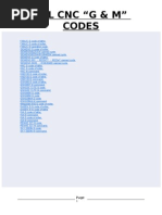 G & M Codes (All CNC)