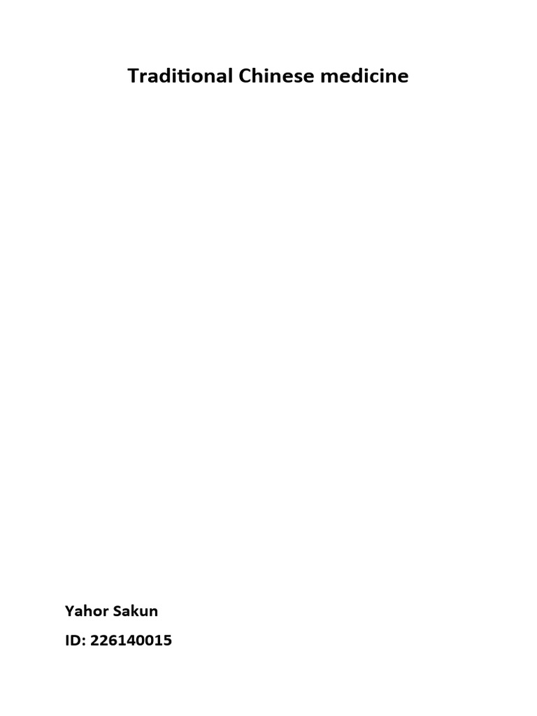 Traditional Chinese medicine | PDF | Traditional Chinese Medicine | Qigong