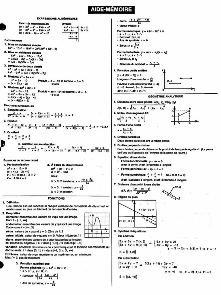 Feuille de Note Math SN Sec 4 | PDF