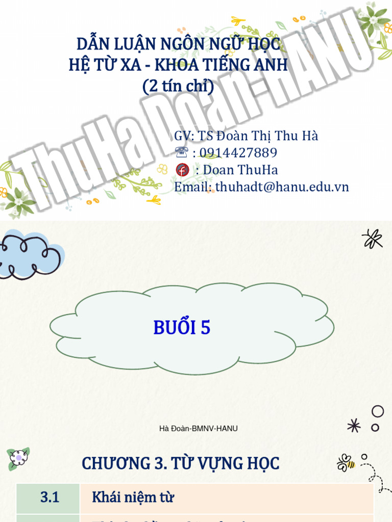 Bu I 5 - 6 - Chương 3 | PDF
