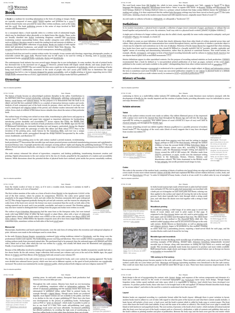 Understanding the Concept of Books | PDF | Books | Codex
