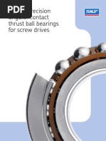 SKF Thrust Ball Bearing Size Chart | PDF