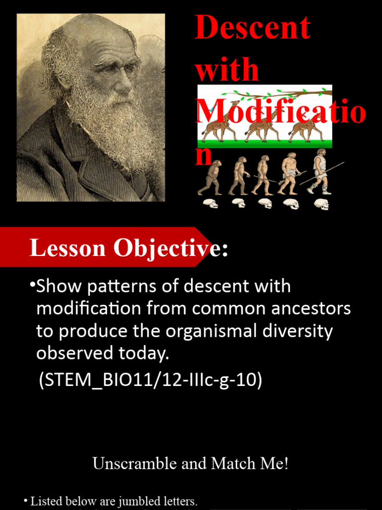 Descentwithmodifications 220910074818 1ff0be1e | PDF | Evolution | Heredity