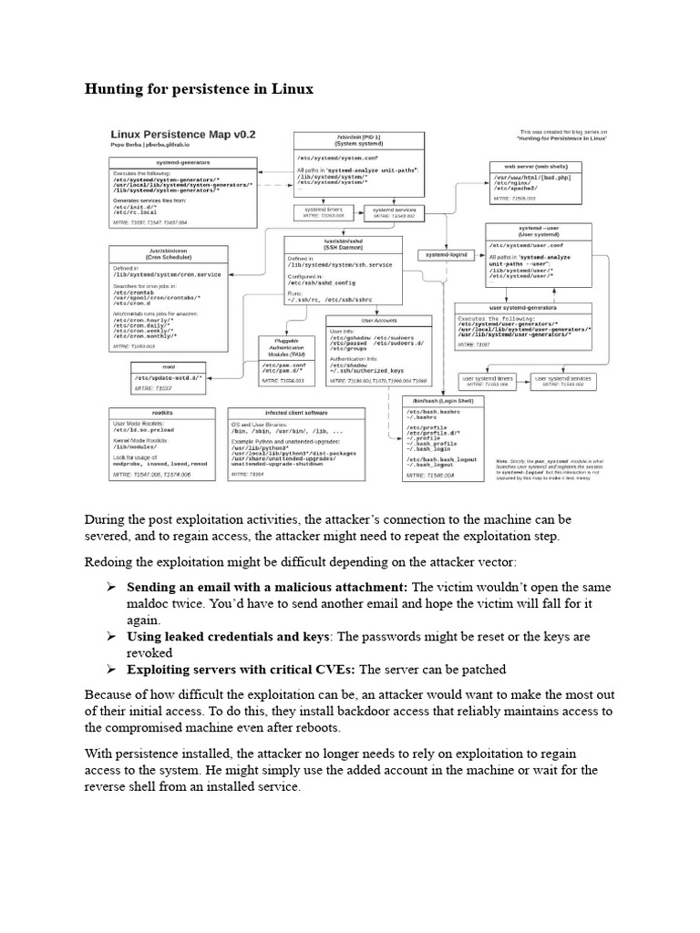 Hunting For Persistence in Linux | PDF | Computer Security | Security