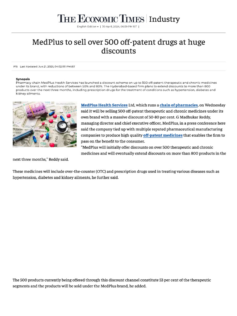 Medplus | PDF