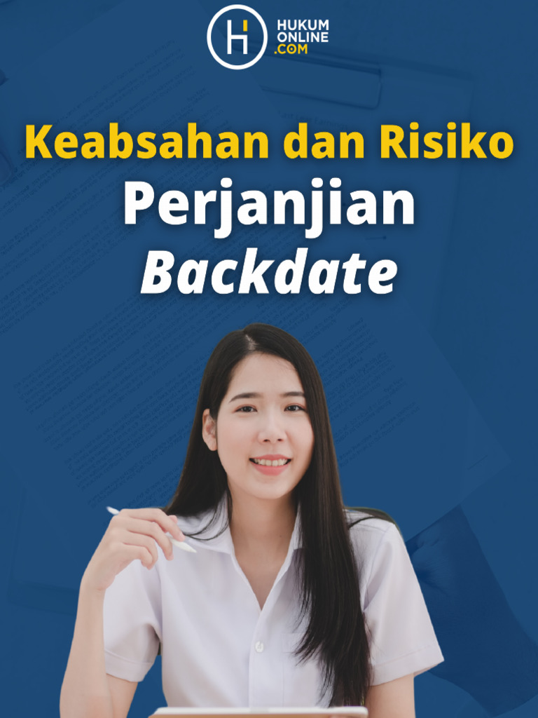 Perjanjian Backdate: Legalitas dan Risiko | PDF