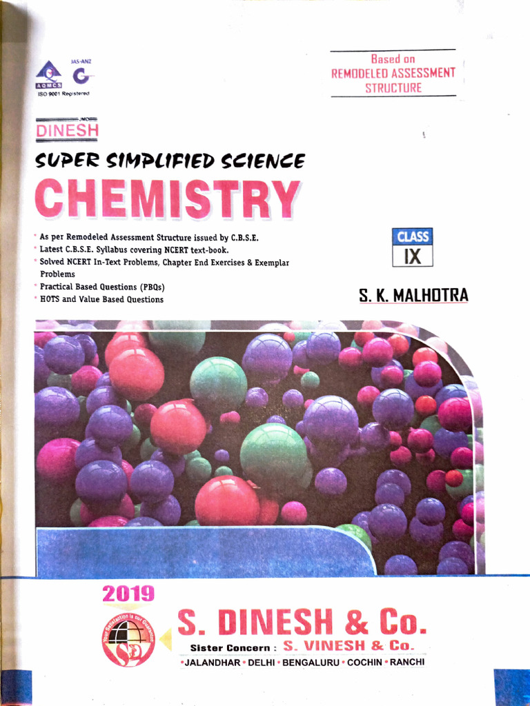 Dinesh Chemistry 9 Chapter 1 | PDF