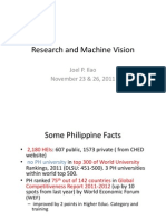 Research and Machine Vision - Modified