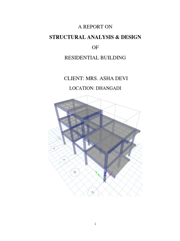Asha Devi Structural Report | PDF | Earthquake Engineering | Earthquakes