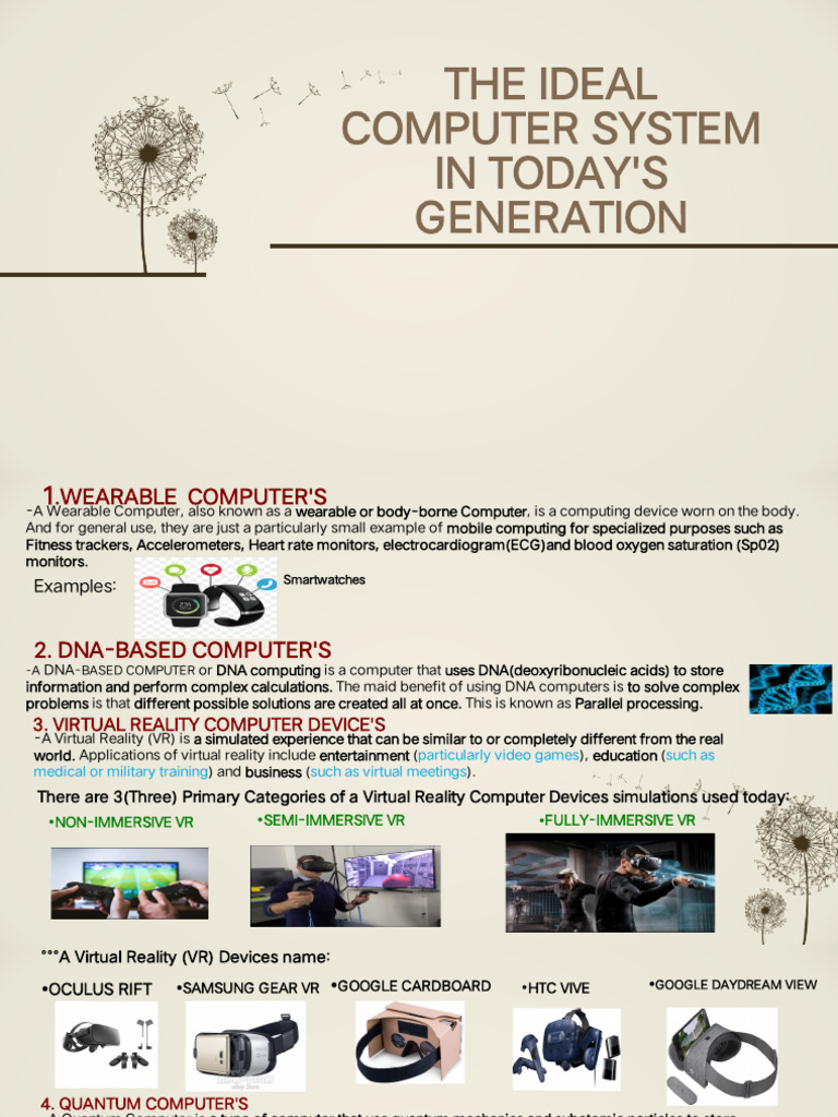Future Computer Systems Overview | PDF | Personal Computers | Virtual ...