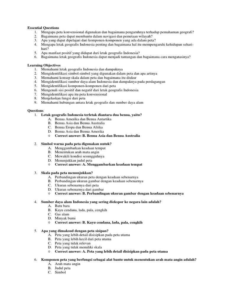 Soal Peta Konvensional Pdf