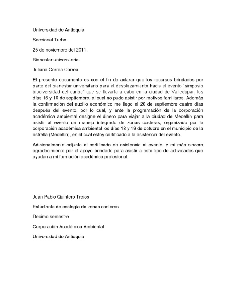 Ejemplo De Carta Formal Solicitando - New Sample d