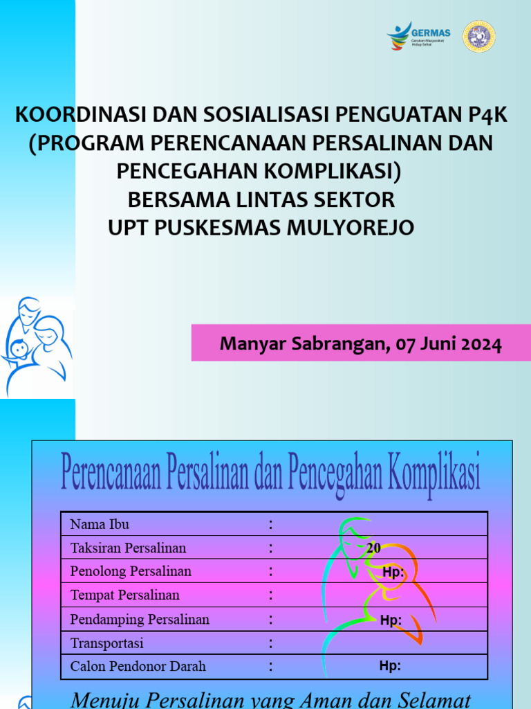 Penguatan - P4K New | PDF | Kesehatan Holistik